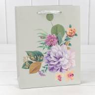 Пакет подарочный с блёстками "Цветы акварель" (микс) 18*23*10 210г 1/20 1/360 Арт: 000197E - Пакет подарочный с блёстками "Цветы акварель" (микс) 18*23*10 210г 1/20 1/360 Арт: 000197E