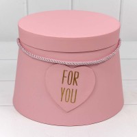 Коробки Конус усечённый Набор 1/3 20*17*23 "For you" Розовый 1/18 Арт: 720190/1