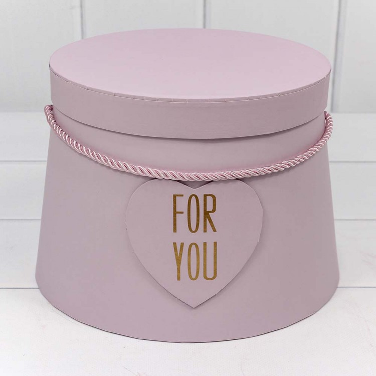 Коробки Конус усечённый Набор 1/3 20*17*23 "For you" Лавандовый 1/18 Арт: 720190/2