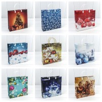 Пакет мягкий пластик Новогодний (ассортимент) 30*30*10 1/20 1/200 Арт: BAM-NY