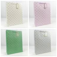 Пакет подарочный с тиснением "Сердечки" (микс 2) 31*42*12 210г 1/20 1/80 Арт: 000545A - Пакет подарочный с тиснением "Сердечки" (микс 2) 31*42*12 210г 1/20 1/80 Арт: 000545A