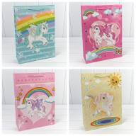 Пакет подарочный с 3D аппликацией "Единороги" (микс) 30*41,5*12 210г 1/20 1/80 Арт: 000333A - Пакет подарочный с 3D аппликацией "Единороги" (микс) 30*41,5*12 210г 1/20 1/80 Арт: 000333A