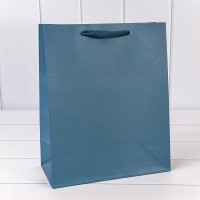 Пакет подарочный Крафт Синий 26*32*13 180г 1/10 1/240 Арт: 000222C/2188