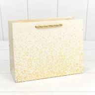 Пакет подарочный &quot;Золотые вкрапления&quot; (микс) 23*18*10 230г 1/20 1/360 Арт: 300368EA - Пакет подарочный "Золотые вкрапления" (микс) 23*18*10 230г 1/20 1/360 Арт: 300368EA