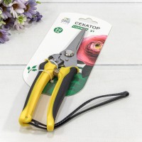 Секатор садовый 20см Жёлтый 1/6 1/36 Арт: 1053