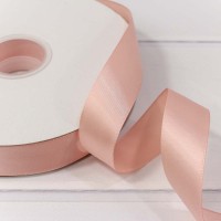 Лента Атласная Полиэстер класс А 2,5см*100ярд Кремовый 1/8 1/32 Арт: 556-25/203