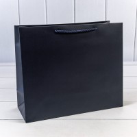 Пакет подарочный "Фактура-890" Синий 31*26*12 210г 1/20 1/240 Арт: 000890CA/7