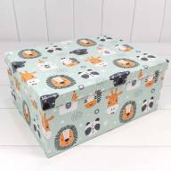 Коробки Прямоугольные Набор 1/10 34*26*15,3 "Животные" 1/6 Арт: 721604/1837 - Коробки Прямоугольные Набор 1/10 34*26*15,3 "Животные" 1/6 Арт: 721604/1837