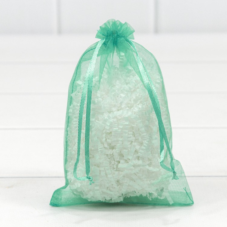 Мешочки из органзы 11*16 Аквамариновый 1/100 1/5000 Арт: 000801-12H