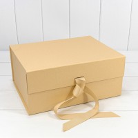 Коробка Прямоугольная 33,5*26*15,5 складная на магнитах Крафт 1/32 Арт: 721228/1954